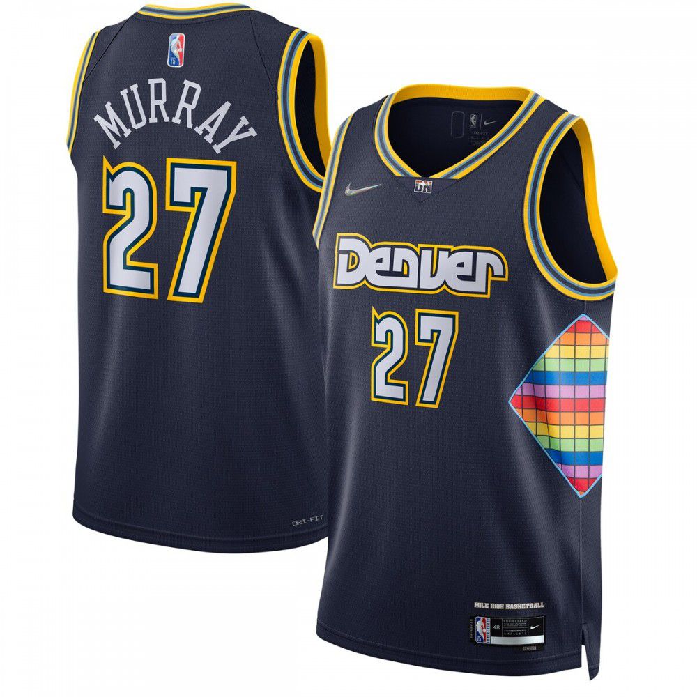 Jamal Murray Denver Nuggets 2021/22 Swingman Jersey - City Edition - Navy-Pro Kit Vault | Brand New 26/27 Sports Jerseys